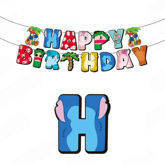 Stitch Banner For Shower Decorations Birthday Banner Party Decoration Party Supplies