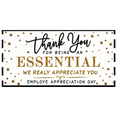 thumbnail image 4 of Decorative Design Employee Appreciation Banner Thank You Banner Essential Part of Team Banner for Corporate Events Office Celebrations Indoor Decorations, 4 of 7