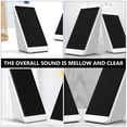 thumbnail image 3 of NUOLUX 1Pair White USB Powered Desktop Speaker for Notebook 35mm Jack External Computer Speaker, 3 of 8