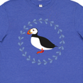 thumbnail image 4 of Inktastic Puffin Bird Wreath Youth T-Shirt, 4 of 5
