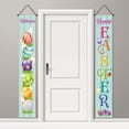 thumbnail image 5 of Mixed Bunny Eggs Welcome Sign Easter Banner Easter Porch Sign For Front Door Porch Wall Decorations, 5 of 6