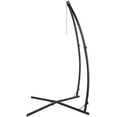 CType Hammock Chair Stand,Heavy Duty Steel Solid Hammock Rack Stand