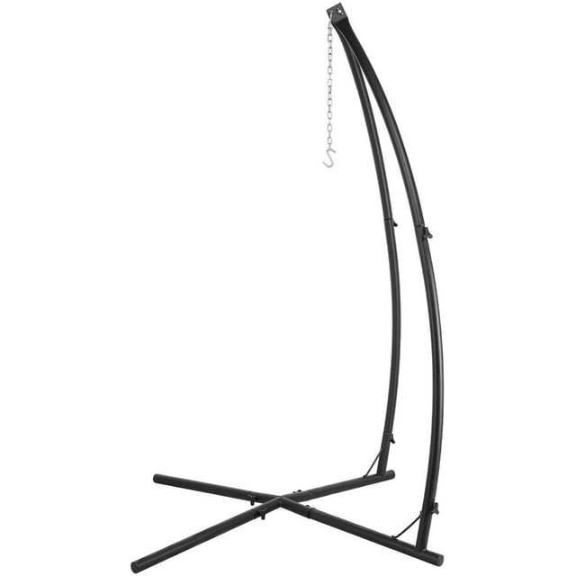 CType Hammock Chair Stand,Heavy Duty Steel Solid Hammock Rack Stand