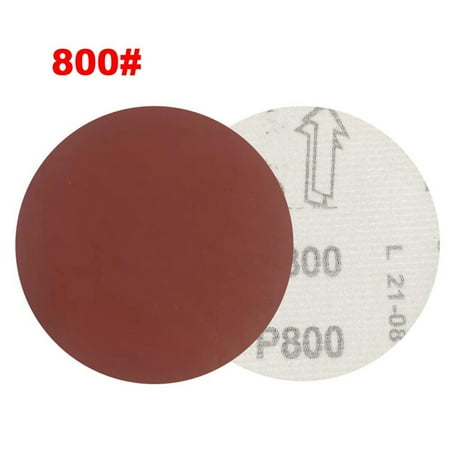 

BAMILL 20pcs 5inch 125mm No Hole Hook and Loop Sanding Discs 60-2000 Grit Sandpaper