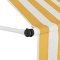 thumbnail image 5 of VidaXL 39.4" x 47.2" Multicolor Striped Manually Retractable Patio Awning, Water Resistant, 5 of 28