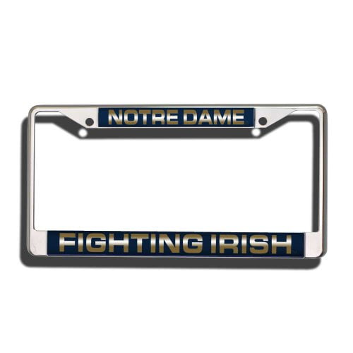 NCAA Notre Dame Fighting Irish Laser Cut Chrome Plate Frame