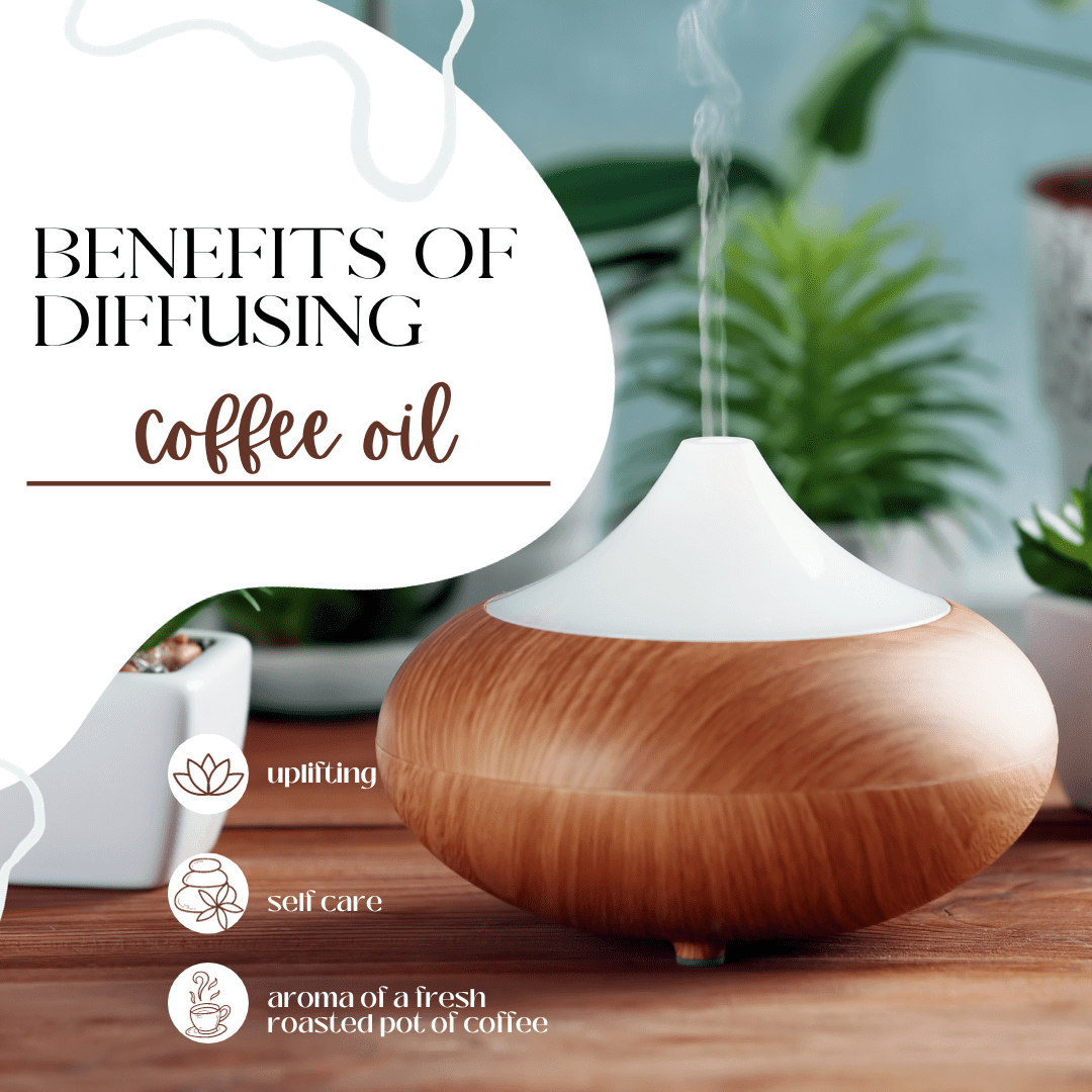 GreenHealth Coffee Essential Oil – 1 fl oz | Roasted Coffee Aroma Oil for Wax Melts, Sugar Scrubs, Room Sprays & Craft Fragrance Blends