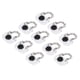 thumbnail image 2 of 10 Uds bolsa en miniatura realista exquisita Mini bolsa de Metal decorativa para casa de muñecas a escala 1/12 1/6 manualidades DIY blanco, 2 of 14