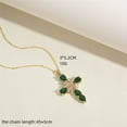 thumbnail image 3 of Collier Pendentif Statue pour Femme Minorité Mode Polyvalent Chaîne de Collier Zircon, 3 of 6