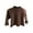 Coffee, variant on Boys Girls' Thermal Shirts Unisex Baby Toddler Long Sleeve Mock Neck Fleece Lined Undershirts Base Layer Tops(Coffee,2-3 Years)