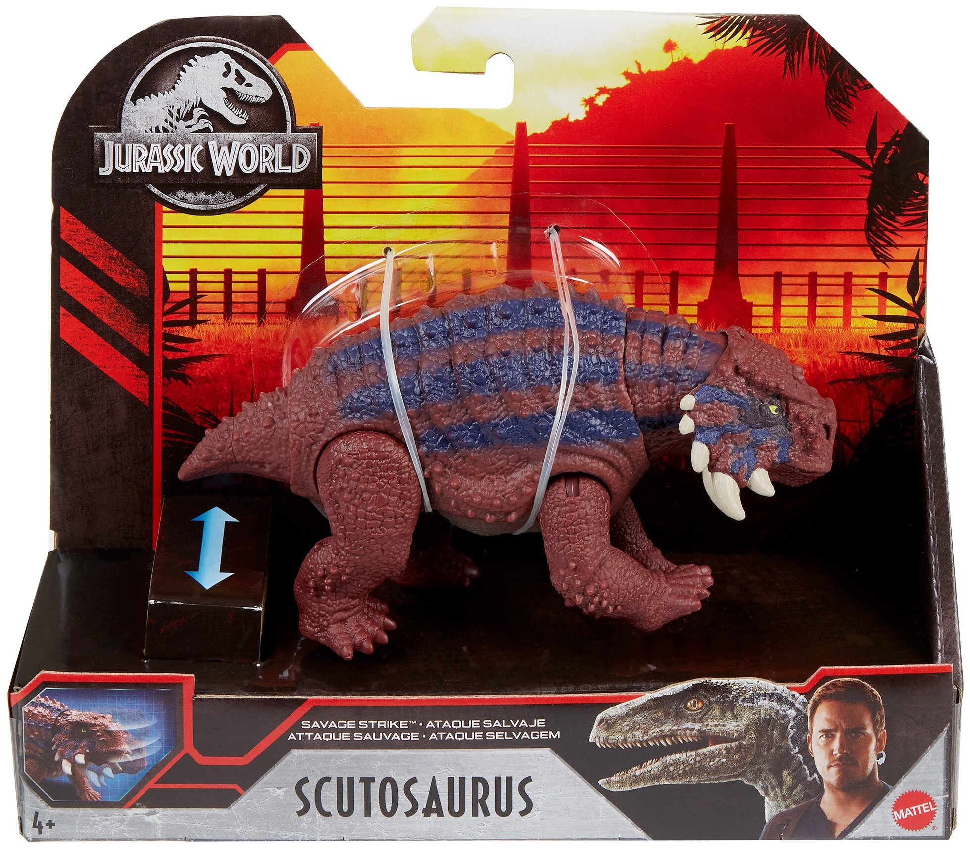 Jurassic World Savage Strike Scutosaurus