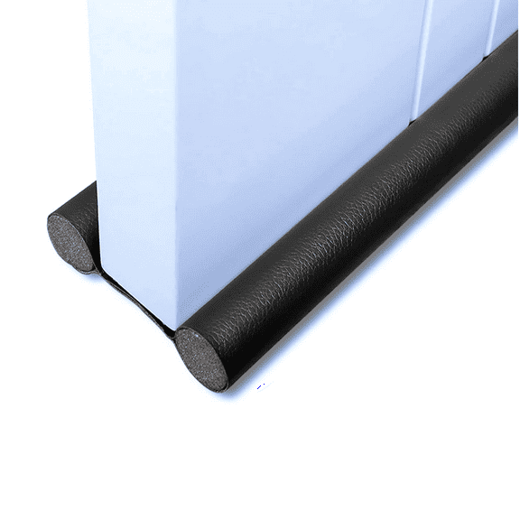 Door Draft Stopper for Bottom of Door Adjustable Twin Door Draft Blocker Soundproof Under Door Seal  Door Sweep Weather Stripping Seal 24-32 inches  for interior doors