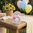 thumbnail image 5 of Decorative Number Candles, Creative Cartoon Character Birthday Cake Topper Smokeless Wax for Kids Party Decorations and Special Occasions, F, 5 of 6