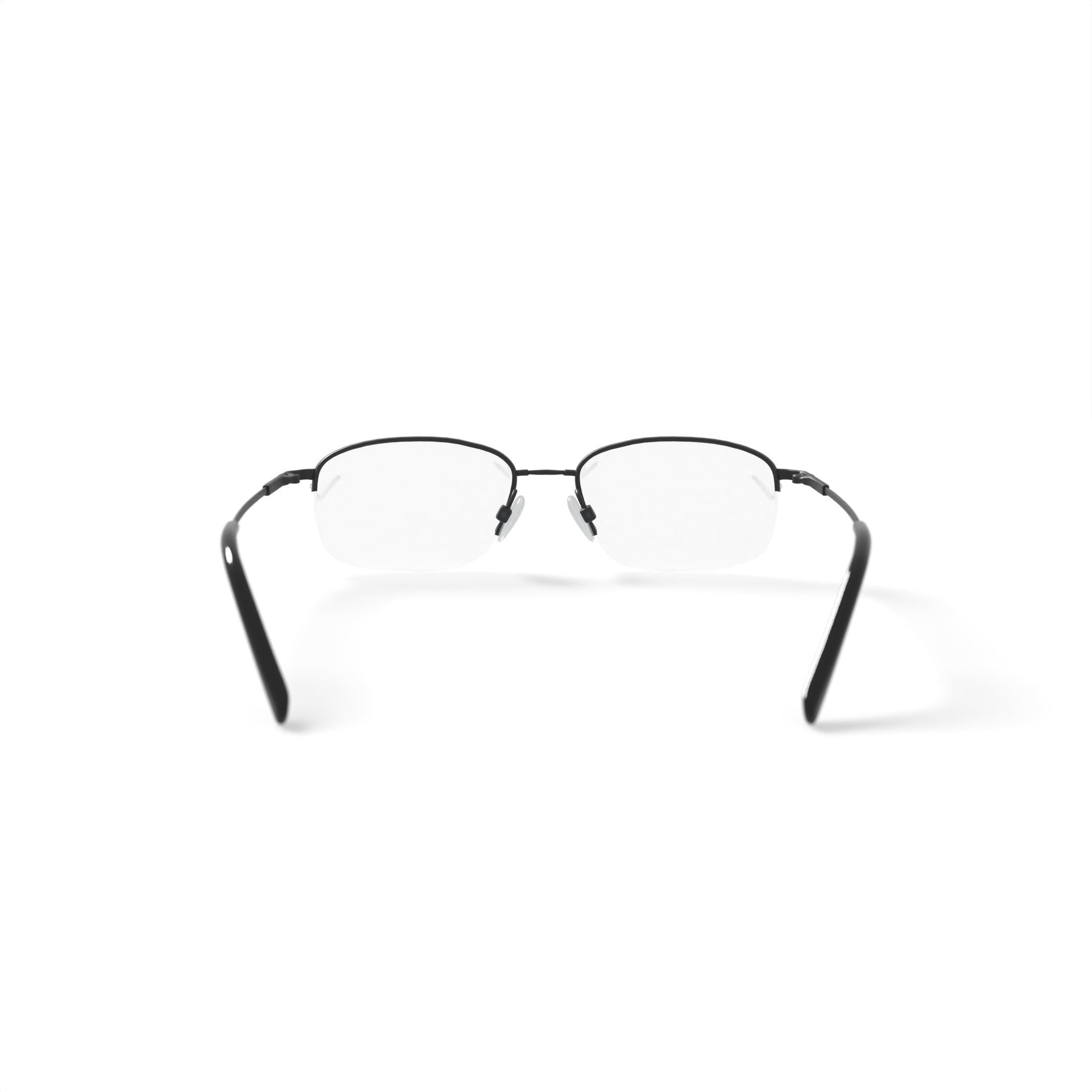 M+Flex Men's Rx'able Eyeglasses, Mf509, Black, 54-19-145