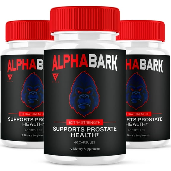 (3 Pack) Alpha Bark Performance Supplement AlphaBark Max Strength (180 Capsules)