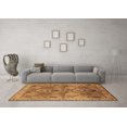 thumbnail image 3 of Ahgly Company Indoor Round Oriental Brown Industrial Area Rugs, 3' Round, 3 of 4
