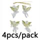 thumbnail image 3 of (4 Pcs/pack)5x7cm Christmas Transparent Angel Pendant New Year's Holiday Party Decoration Creative Children's Gift Plasticc, 3 of 5
