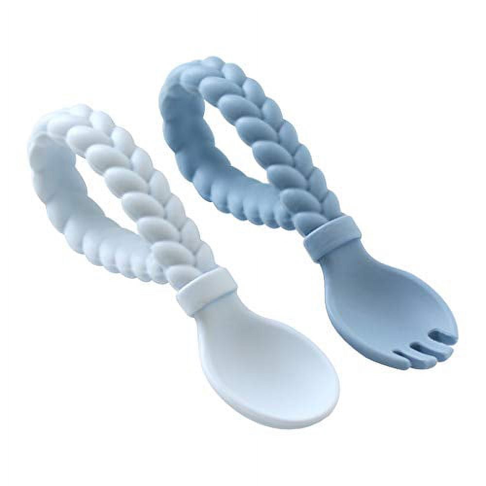 Itzy Ritzy Silicone Spoon & Fork 6 months & up Set of 2