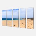 thumbnail image 2 of Sea and Clouds in Blue Sky - Seashore Canvas Art Print, 2 of 3