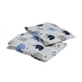 Bacati Elephants Crib/Toddler Bed Fitted Sheets 100 Cotton Muslin 2