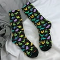 thumbnail image 7 of Derpy Dinosaurs Stockings Cute Animal Print Graphic Trendy Socks Autumn Anti Skid Socks Fe, 7 of 7