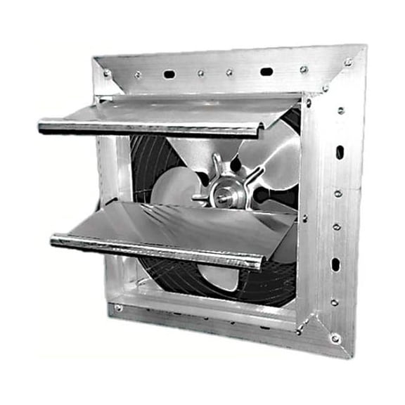 Shutter Mount Exhaust Fan, 7", Variable Speed, 250 cfm, 115V 484X36