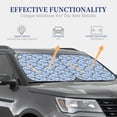 thumbnail image 4 of Haiem Party Shark Cute Car Windshield Sun Shade (2 Pieces) Foldable Windshield Sun Shade Car Accessories for Truck SUV Pickup-Large, 4 of 7