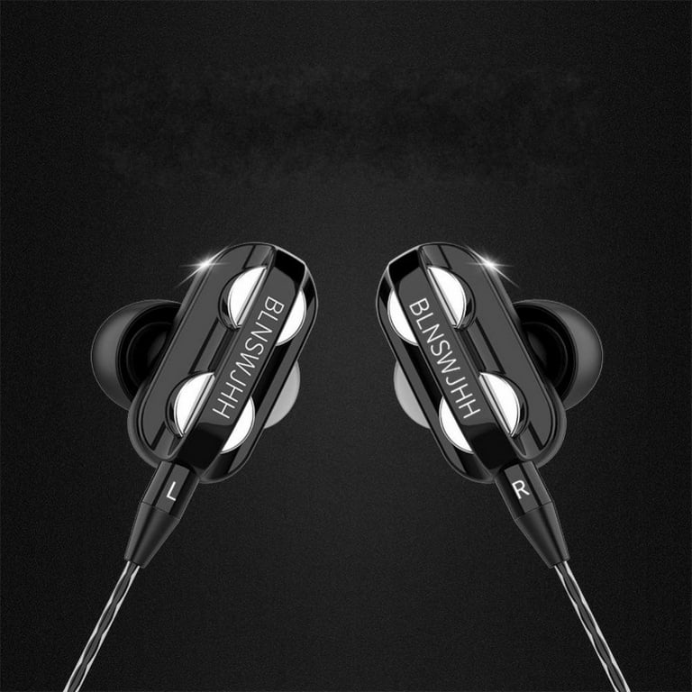Prettyui Stereo Wired 3.5mm Earphone High Bass 6D Stereo In Ear Earphones Earbuds Sport Earphones