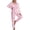Pink Bow, variant on DAKIMOE Silk Satin Pajamas Set Womens Christmas Pajamas Long Sleepwear Button Down 2 Piece Classic Soft Loungewear Pjs Set