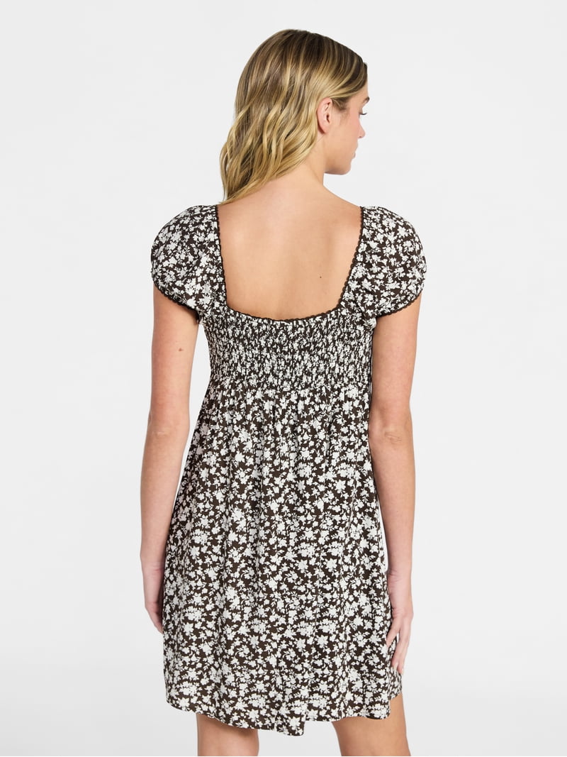 No Boundaries Fit and Flare Dress with Puff Sleeves, Women's XXS-XXL - Walmart.com No Boundaries Fit and Flare Dress with Puff Sleeves, Women's XXS-XXL - Walmart.com