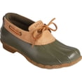 thumbnail image 1 of Women's Sperry Top-Sider Saltwater 1-Eye Leather Duck Boot Tan/Olive Leather/Rubber 7.5 M, 1 of 6