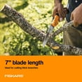 thumbnail image 4 of Folding Hand Saw, 7" Pruning Saw with Power Tooth Blade with Triple Ground Teeth that Powers Through Wood Faster, Soft Grip Handle, 4 of 9