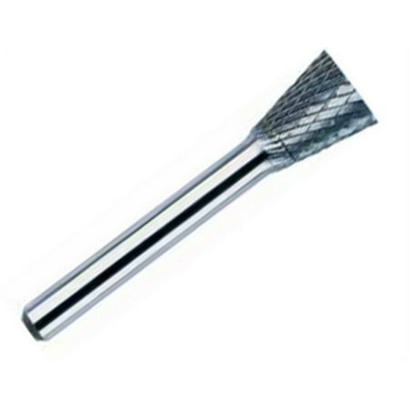 UPC: 0887861120029 | Drill America Inverted Cone Carbide Burr 1/4   Shank