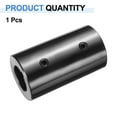 thumbnail image 3 of Uxcell Shaft Coupling, 1-1/4" Bore 2-1/4" OD 4" Length Black Oxide Plated Steel Rigid Coupling for 3D Printers Motor Wheel(2 Set Screws), 3 of 6
