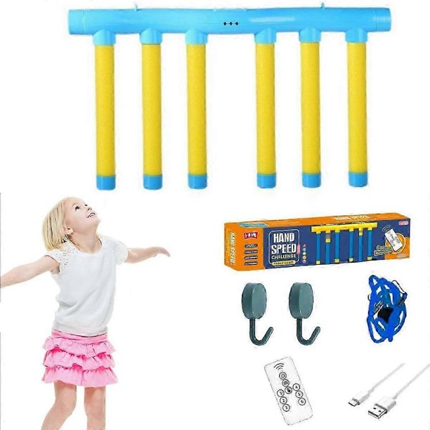 Fun Catching Stick Toy Fast Reaction Game for Kids & Adults - Interactive Family Game Hand Grabber Toy for Hand-Eye Coordination