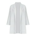 thumbnail image 5 of Kaemgyyd Lightweight Cardigan for Women Cotton Linen 3/4 Sleeve Kimono Boho Tops Casual Open Front Beach Vaction Cardigans, 5 of 7