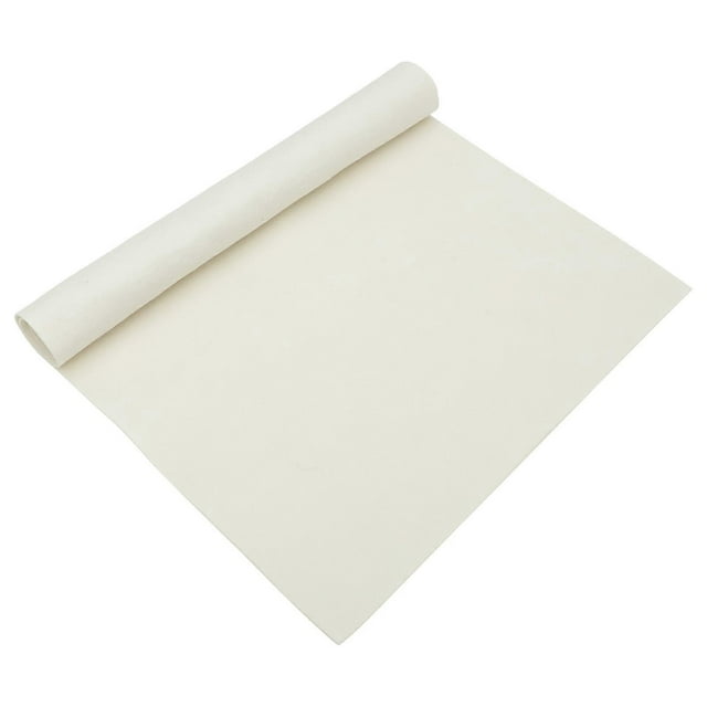 White Calligraphy Felt Mat for Writing Made of Wool and Fiber Lightweight and Portable 12.5 x 18 inches