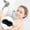 Black, variant on BIMZUC Silicone Body Scrubber for Shower, Dual-Sided Exfoliating Bath Brush for Body and Hair, Deep Clean Massage Scrubber with Ergonomic Handle, Green - 5.12 x 1.57 inches / 130 x 40mm