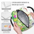 thumbnail image 3 of Vsdgher Plants and Insects Print Insulated Lunch Bag Simple Bento Cooler Bag Lunch Tote Bag , Suitable for picnics, school, work, 3 of 6