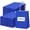 Blue 8x4x10in, variant on Brown 8x4x10in Paper Gift Bags Medium Size for Retail Shopping and Events