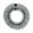 thumbnail image 5 of Women Plastic Full Circle Stretch Diamond Flexible Comb Teeth Headband Hair Band Clip Face Wash Fixed Hair Accessories Non-Slip, 5 of 10
