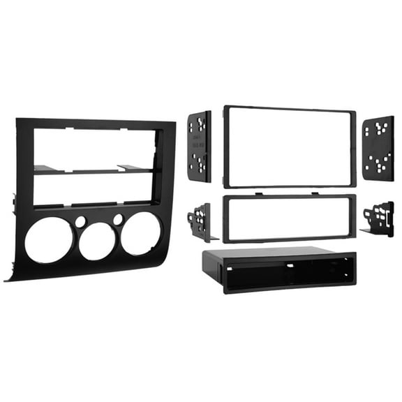 Metra 99-7012 Radio Installation Kit For Select 2004-2012 Mitsubishi Galant Vehicles With Automatic Climate Control (Black)