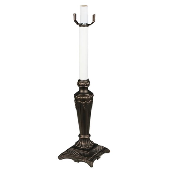 Meyda 16"h Fleur Fluted Table Base - 48381