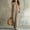 Khaki, variant on QUNYINEY Red Dresses Women Sleeveless Summer A Line Long Sundress Crew Neck Loose Fit Casual with Pockets Dresses