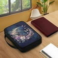 thumbnail image 3 of ZUXONGSY Boho Mandala Hummingbird Pattern Bible Cover for Women Men Bible Case Bible Carrying Case Portable Bible Tote with Handle Sturdy Bible Study Supplies for Church and Daily Use, 3 of 6