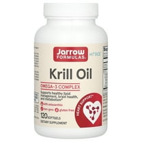 Jarrow Formulas Krill Oil, 120 Softgels (600 mg per Softgel)