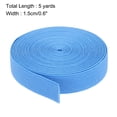 thumbnail image 2 of Elastic Bands for Sewing 0.6"(1.5cm) 5 Yard Sky Blue Knit Elastic Spool for Wigs, Waistband, Pants, 2 of 6