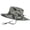 Khaki, variant on Breathable Wide Brim Boonie Hat Outdoor UPF 50 Sunscreen Mesh Safari Hat, Suitable for Travel Fishing