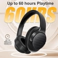 thumbnail image 3 of Soul Ultra Wireless 2 - Auriculares inalámbricos Bluetooth supraaurales, diseño plegable con cómodas almohadillas de proteína, carga rápida USB-C, 65 horas de reproducción, baja latencia, graves profu, 3 of 5