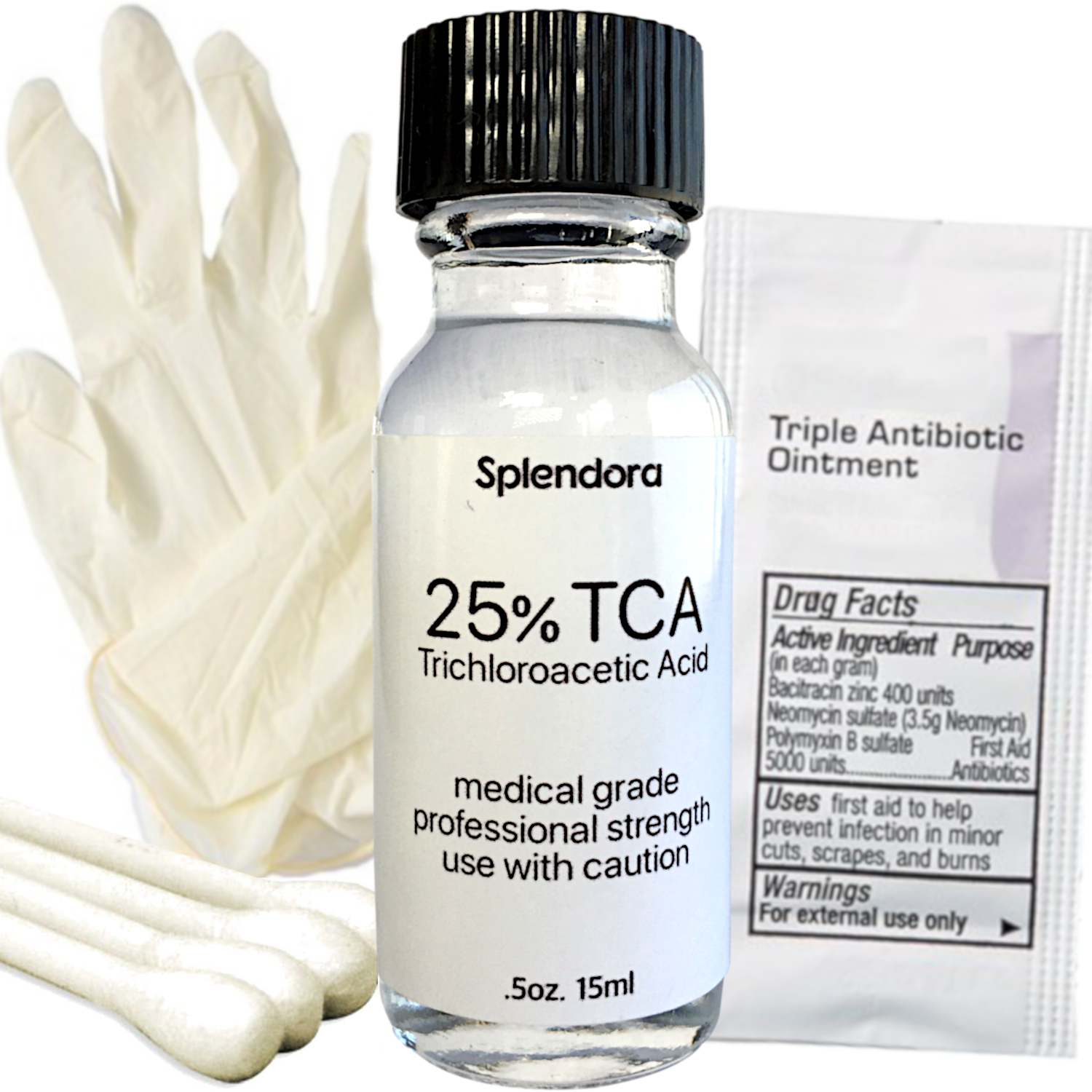 25% TCA Acid Skin Peel Kit (.5 Ounce / 15ml) - Professional Grade Acid